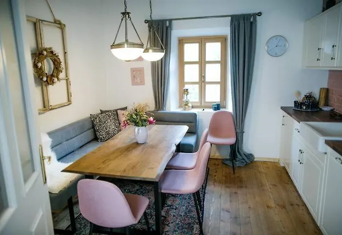 Aussee- Beletage Salzherrenhof- Kueche, Wlan, Netflix * バート・アウスゼー